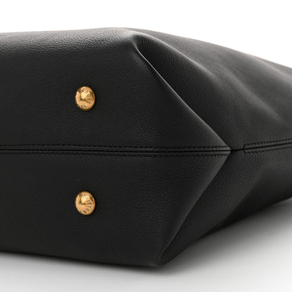 Louis Vuitton Grained Calfskin Low Key Cabas MM Black 10 of 11