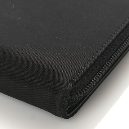 Prada Tessuto Nylon Compact Zip Around Wallet Black 8 of 10