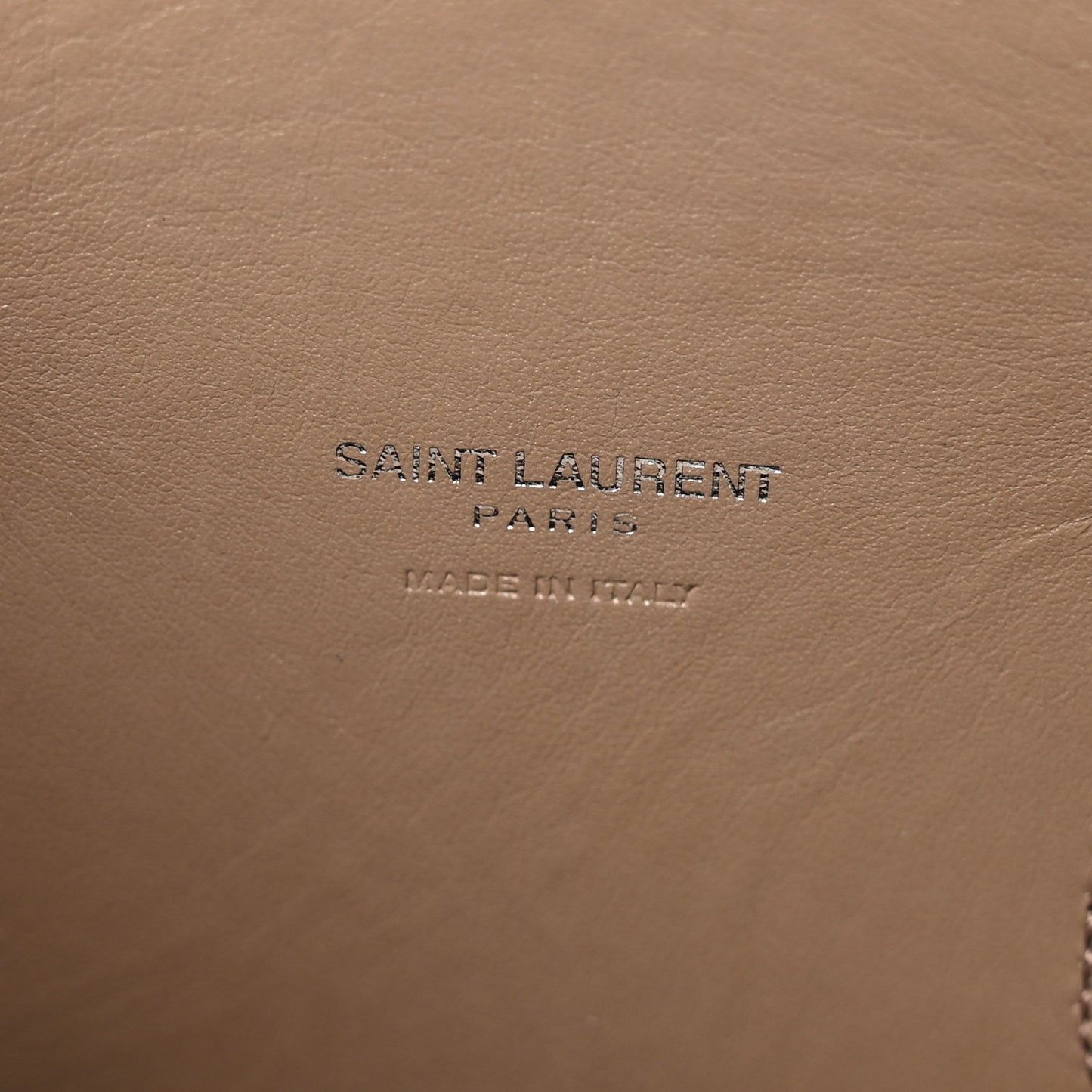 Grained Calfskin Topstitch Small Classic Sac De Jour Taupe