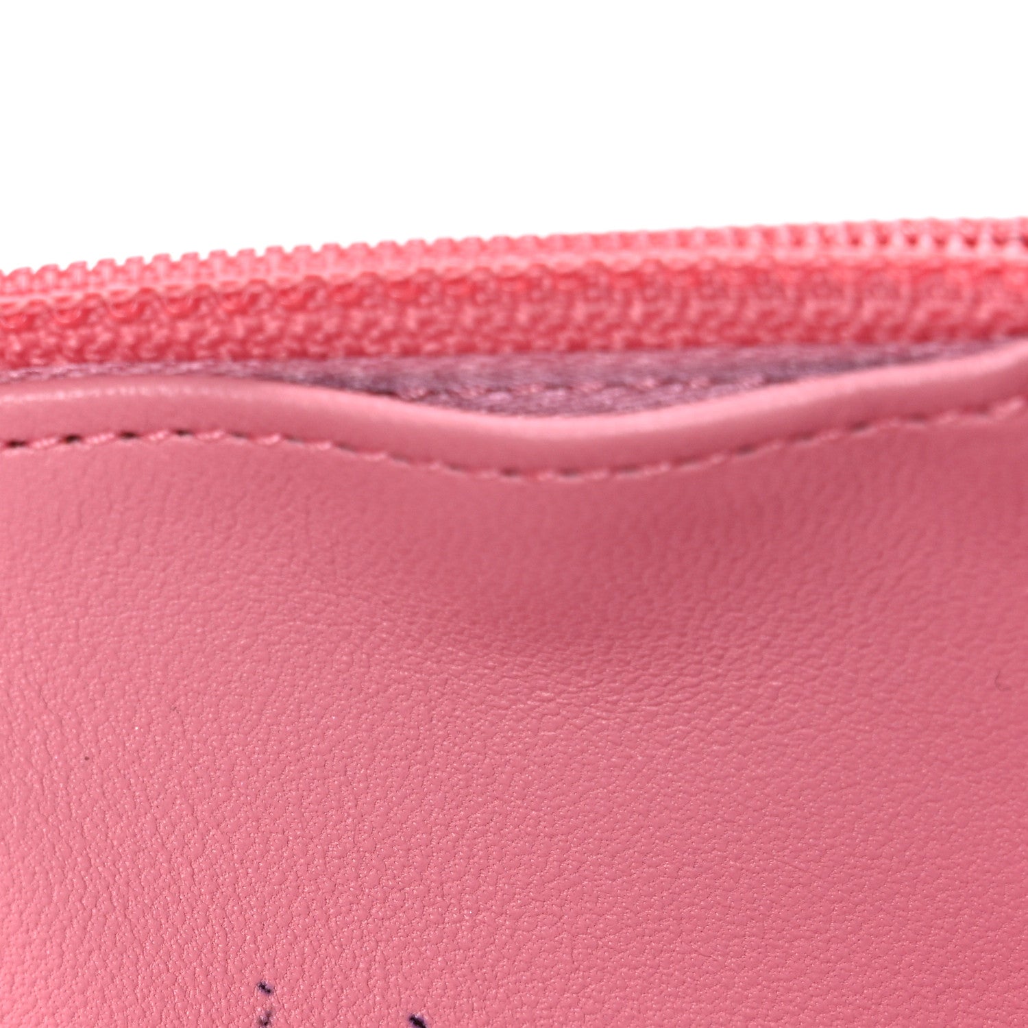 Chanel Lambskin Camellia Embossed Wallet on Chain WOC Pink 12 of 13