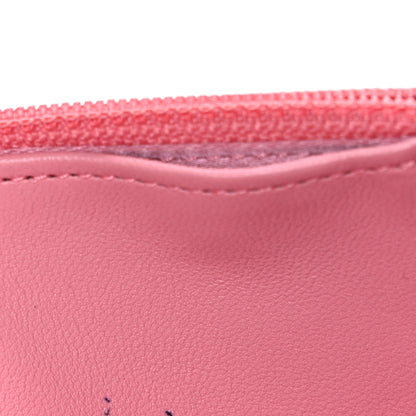 Chanel Lambskin Camellia Embossed Wallet on Chain WOC Pink 12 of 13