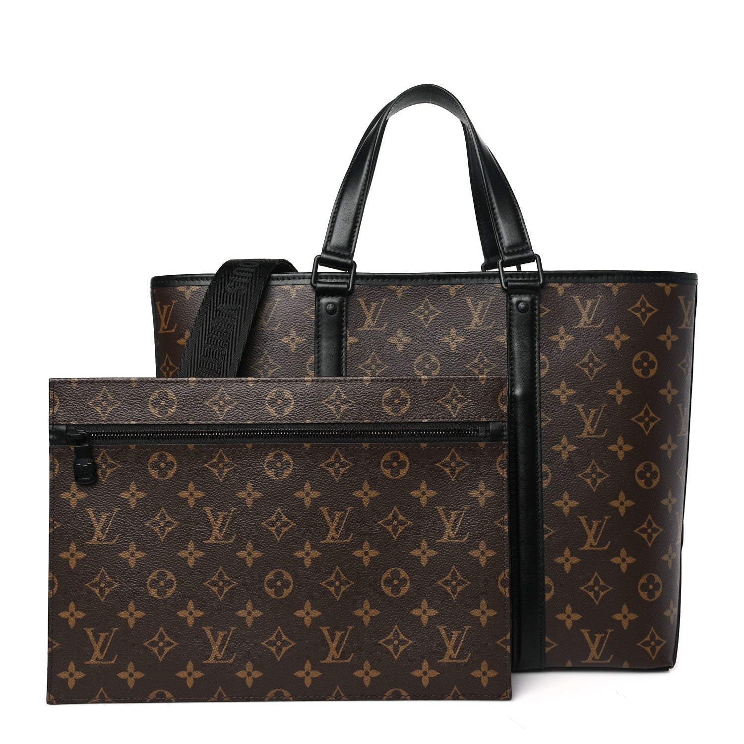 Louis Vuitton Monogram Macassar Weekend Tote PM 3 of 10
