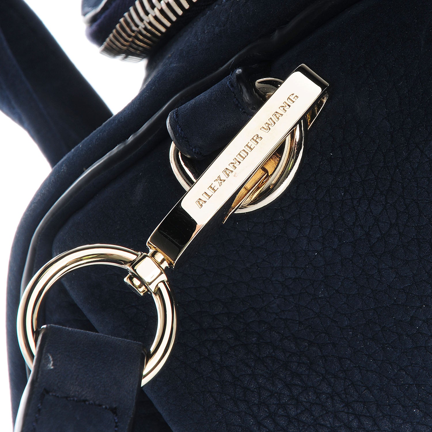 Alexander Wang Pebbled Leather Rockie Navy 10 of 10