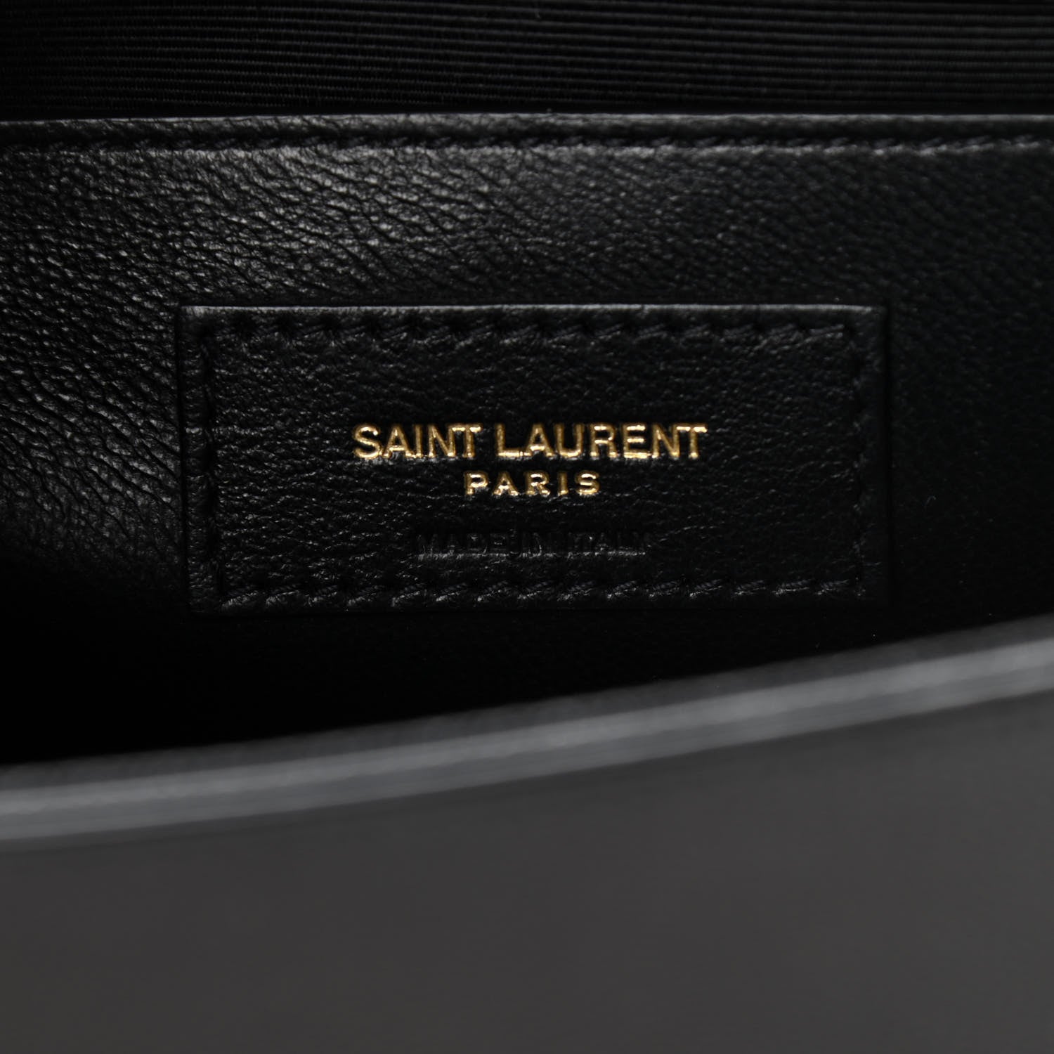 Saint Laurent Grain De Poudre Small Monogram Kate Satchel Black 7 of 13