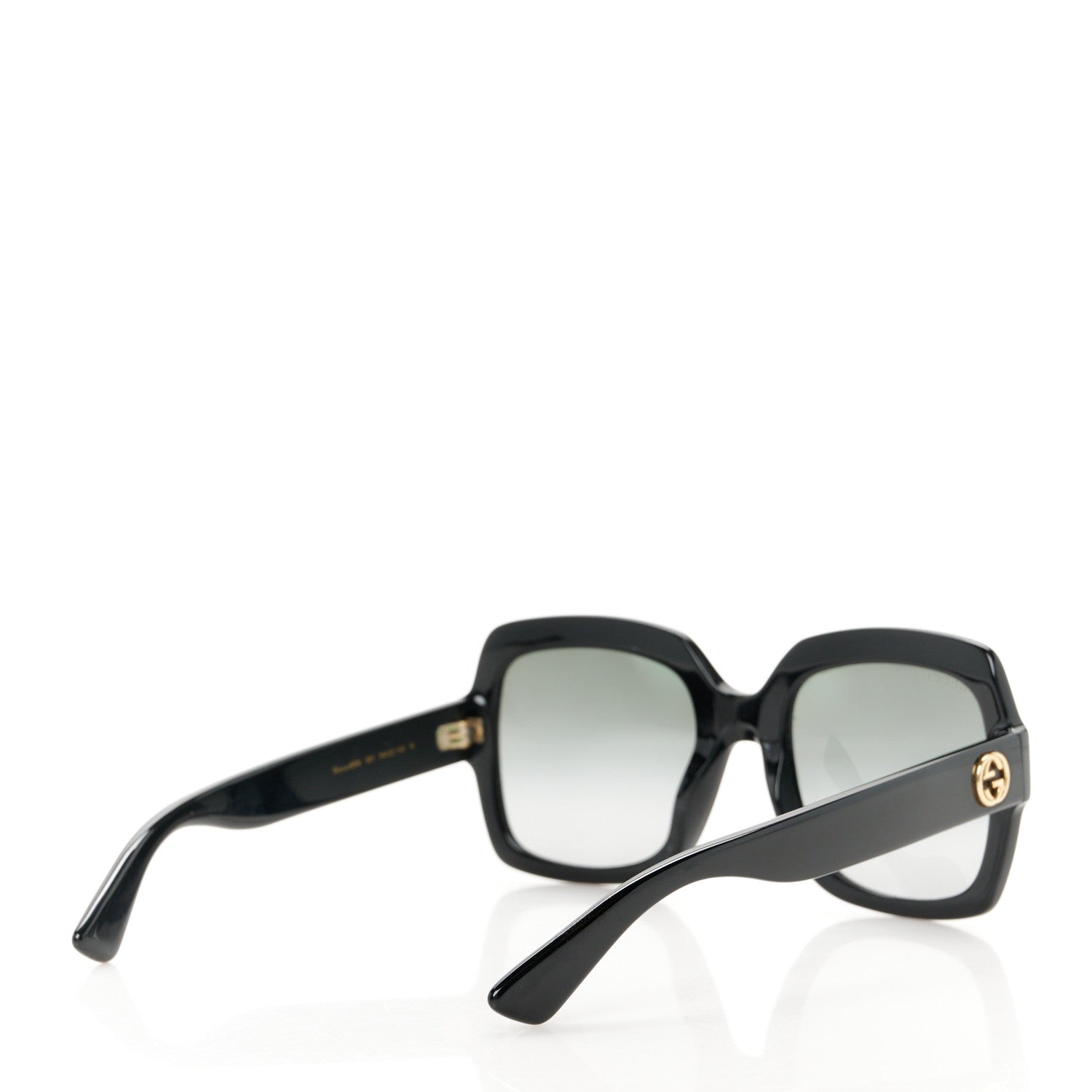 Gucci Acetate Square Frame Sunglasses GG0036S Black 4 of 9
