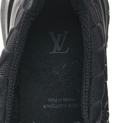Louis Vuitton Monogram Damier Knit Mens Show Up Sneakers 8.5 Black 7 of 8