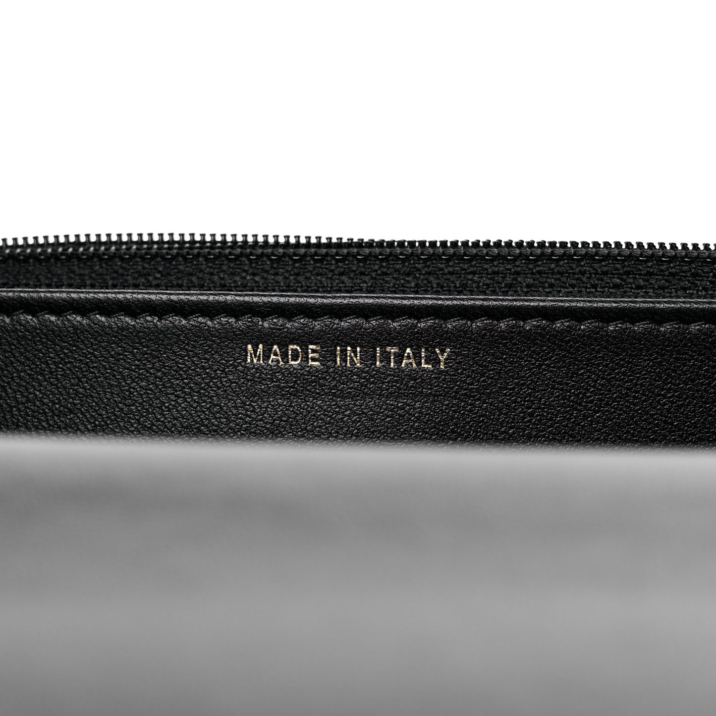 Lambskin Quilted Pearl Wallet On Chain WOC Black