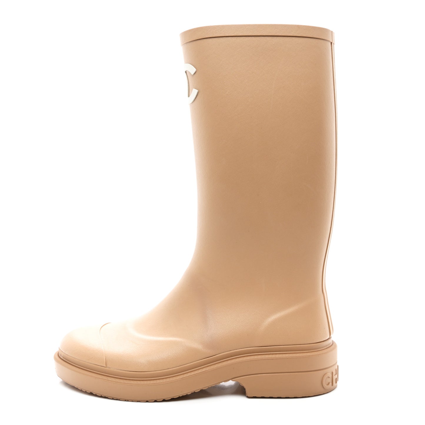 Caoutchouk CC High Boots 37 Beige