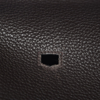 Hermes Taurillon Clemence Jypsiere 28 Chocolate 15 of 16
