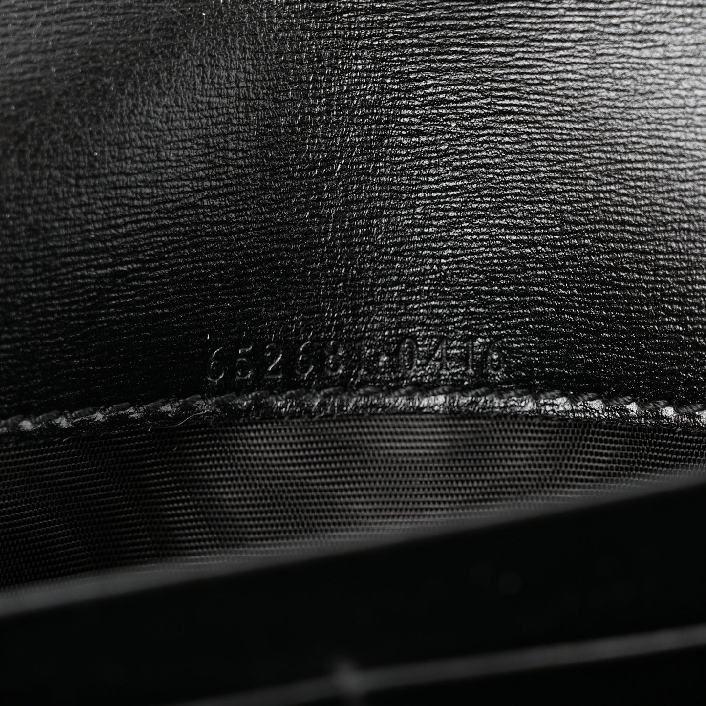 Calfskin Jackie 1961 Chain Wallet Black