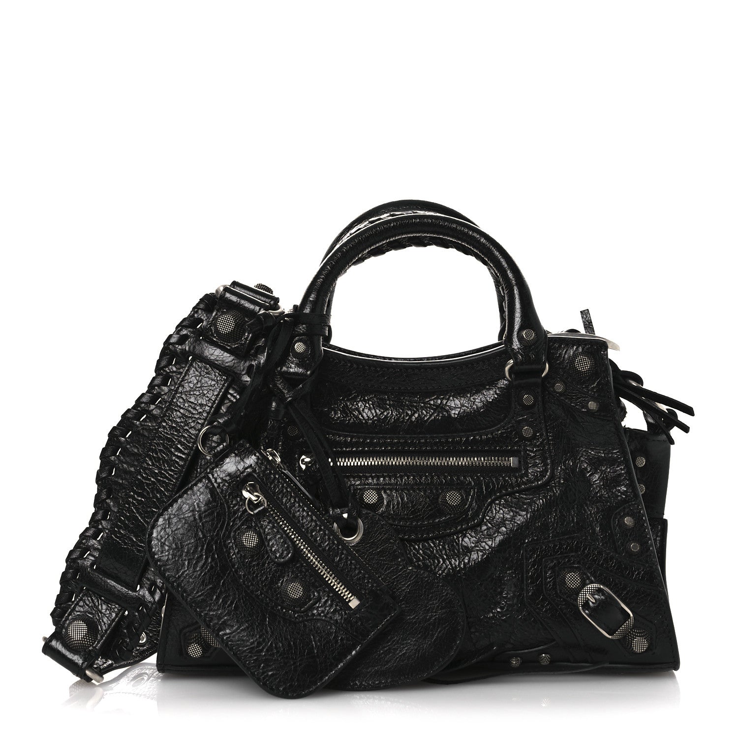 Balenciaga Agneau Arena Neo Cagole Handbag XS Black 1 of 11