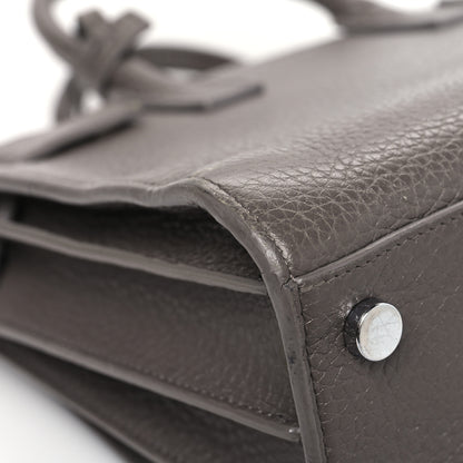 Saint Laurent Grained Calfskin Nano Sac De Jour Fog 8 of 17