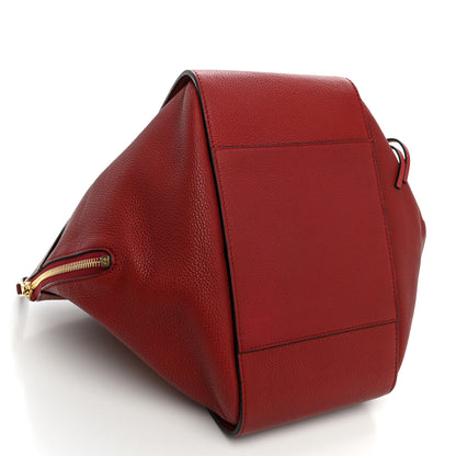 Loewe Grained Calfskin Small Hammock Shoulder Bag Raspberry 4 of 10