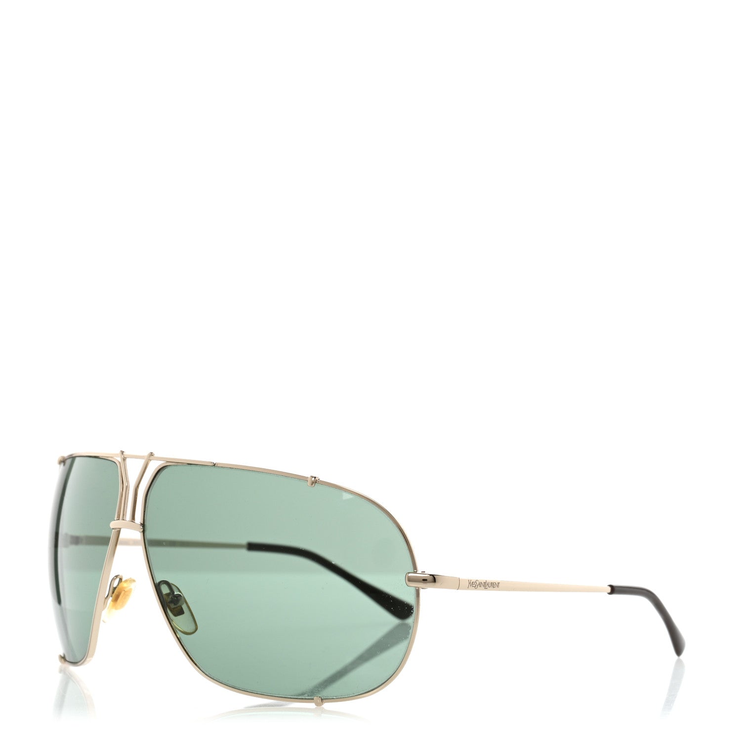 Saint Laurent Metal Aviator YSL2335 Sunglasses Green 1 of 7