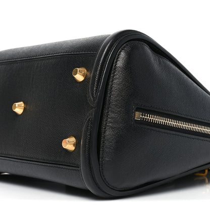Alexander McQueen Grained Calfskin Large Heroine Black 9 of 9