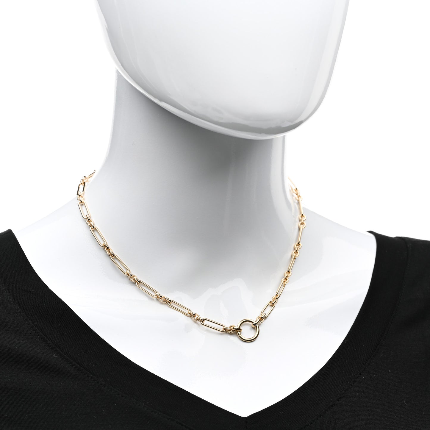 18K Yellow Gold 4.5mm Lexington Chain Necklace