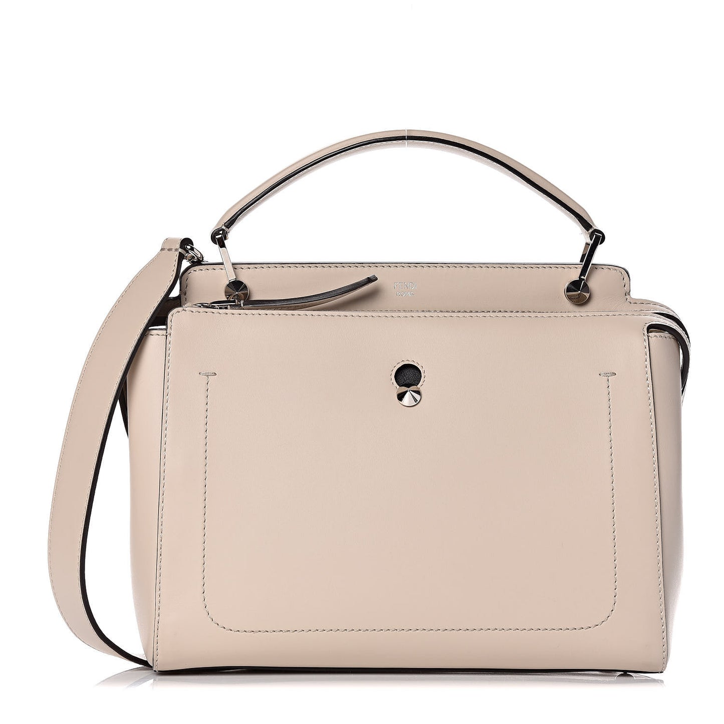 Vitello Baltico Dolce DotCom Satchel Latte Black