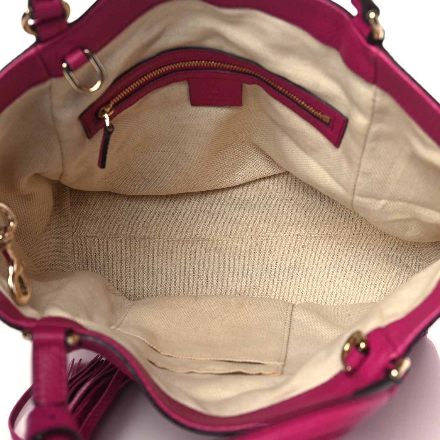 Gucci Cellarius Calfskin Small Soho Shoulder Bag Bright Bouganville 5 of 9