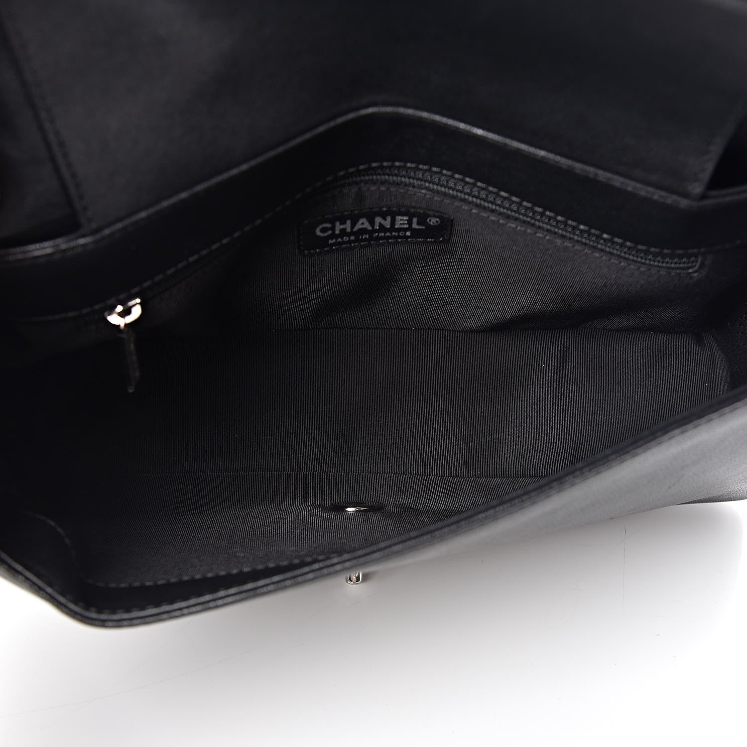 Chanel Sheepskin Quilted Vintage Mademoiselle Flap Black 5 of 10