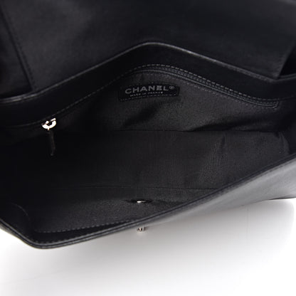 Chanel Sheepskin Quilted Vintage Mademoiselle Flap Black 5 of 10