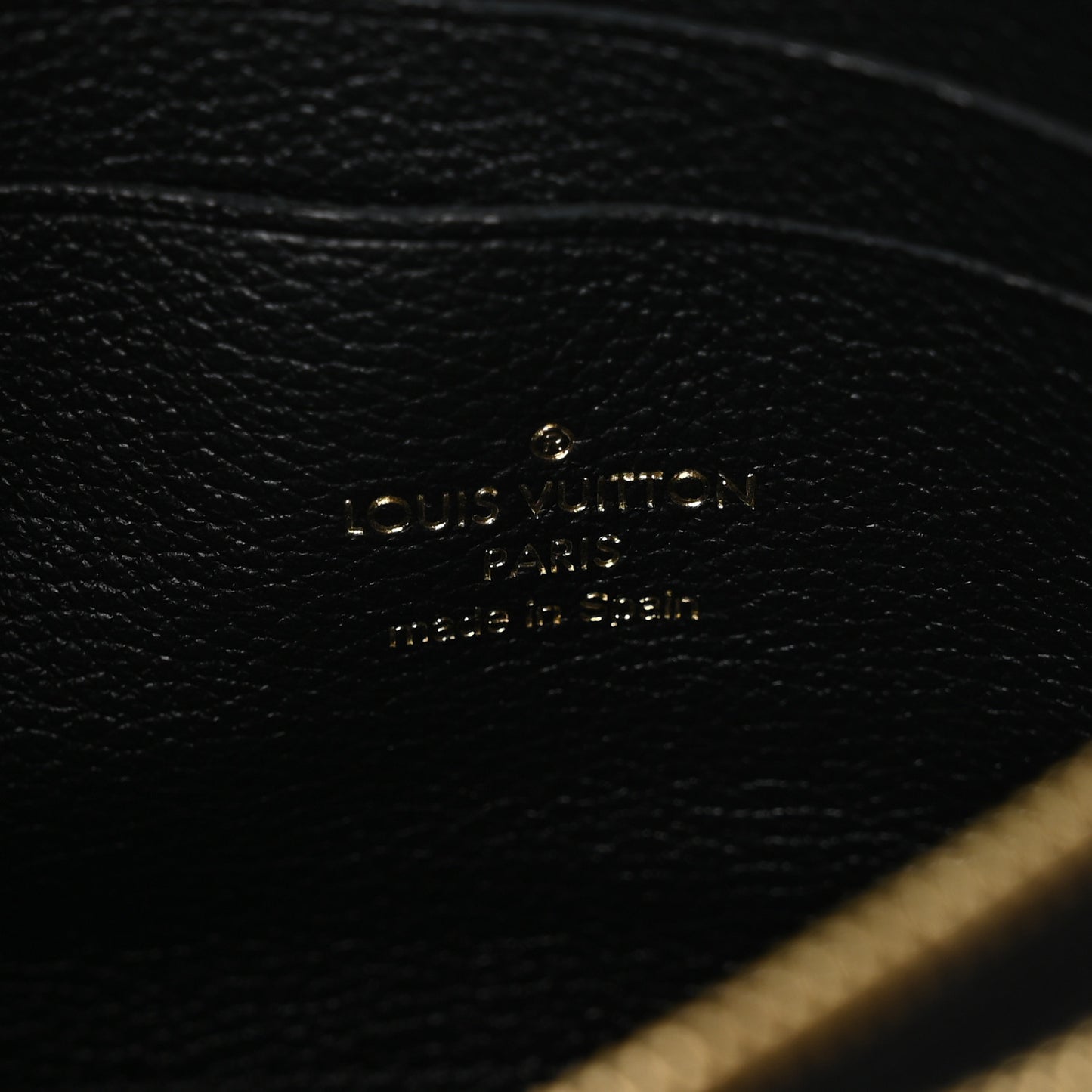Empreinte Monogram Giant Double Zip Pochette Black Cream