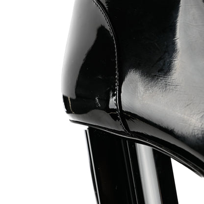 Louis Vuitton Patent Silhouette Ankle Boots 38 Black 8 of 11