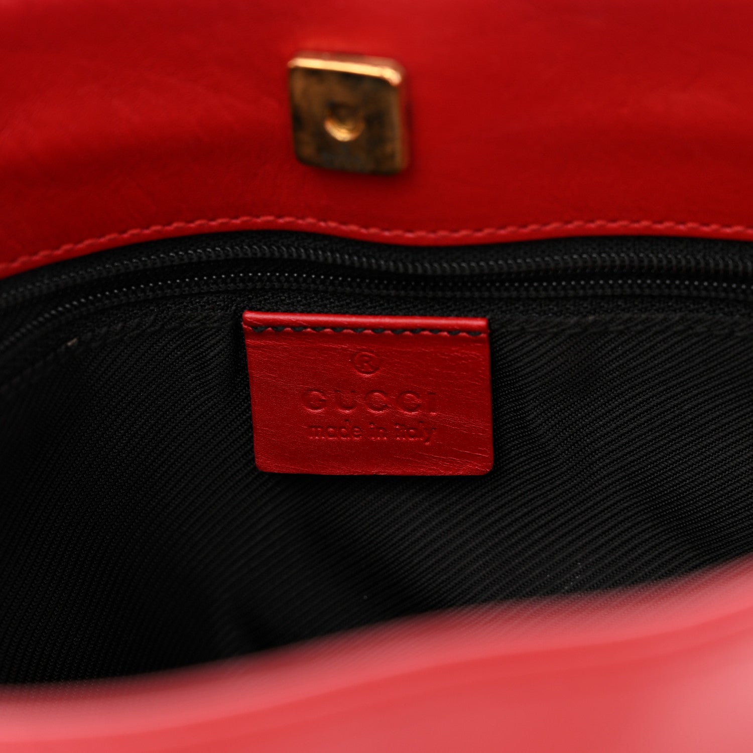 Gucci Monogram Shoulder Bag Dark Red 6 of 11