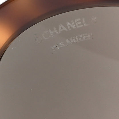Chanel Acetate Polarized Round Sunglasses 5410 Tortoise 5 of 7