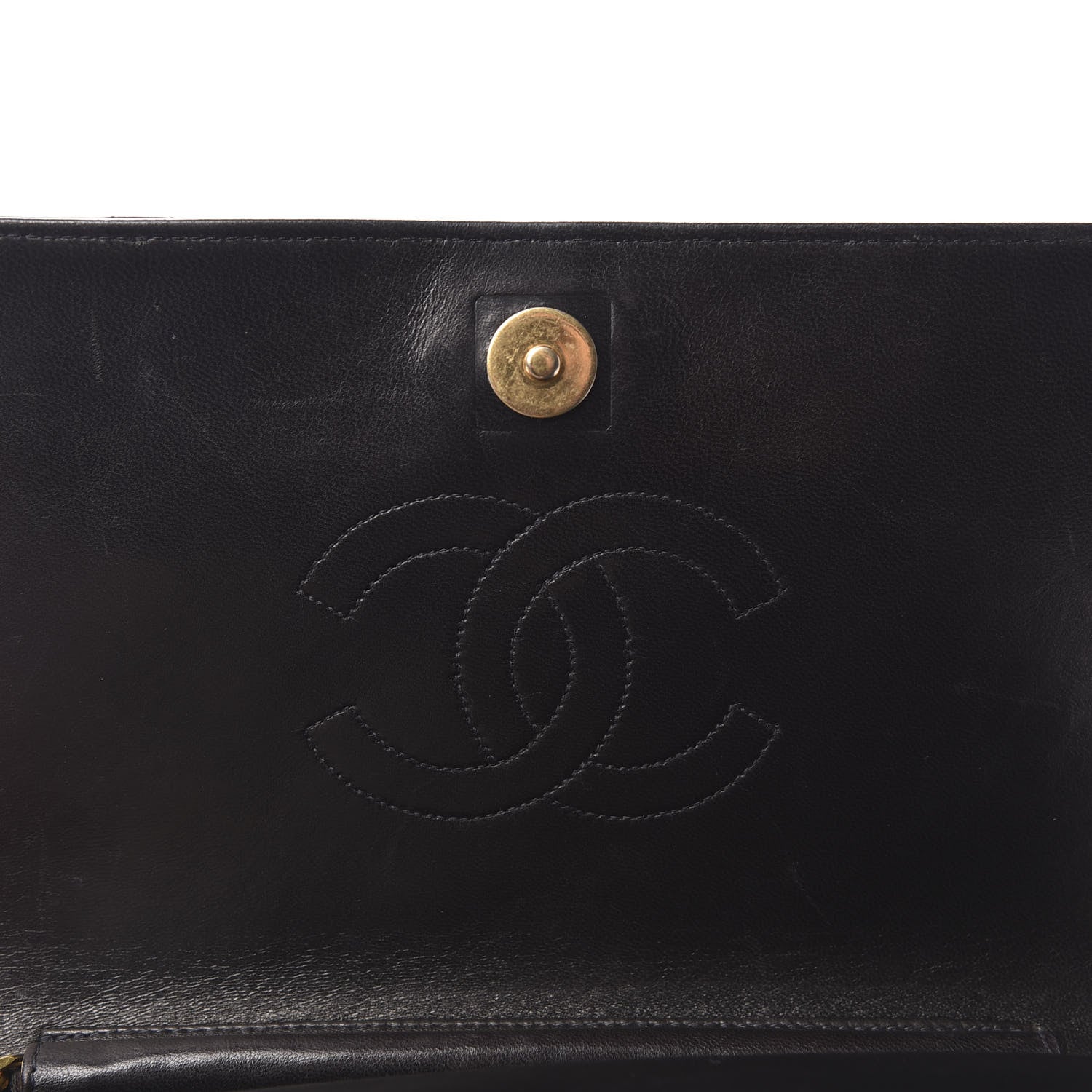 Chanel Lambskin Quilted Small Single Flap Black 11 of 12