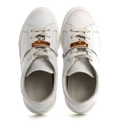 Hermes Epsom Day Sneakers 38 White 2 of 10