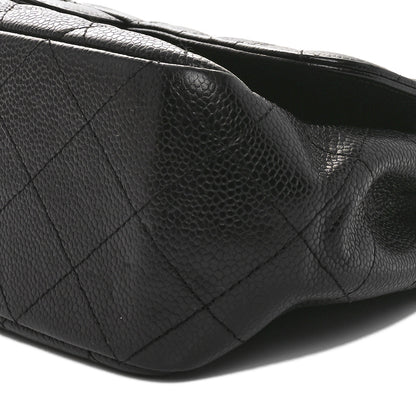 Chanel Caviar Quilted Jumbo Single Flap Black 10 of 11