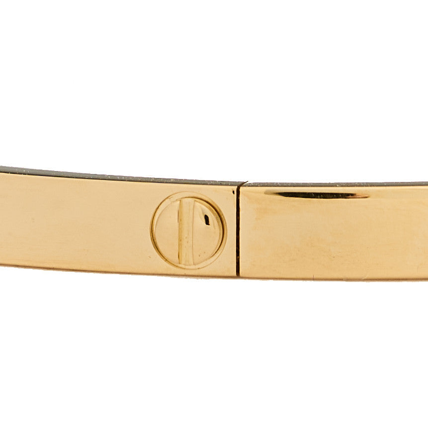 Cartier 18K Yellow Gold Small LOVE Bracelet 16 6 of 7