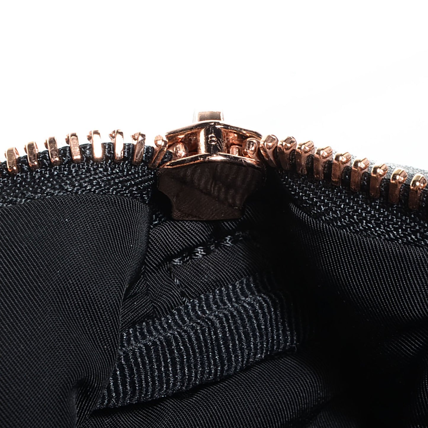Pebbled Lambskin Rocco Black Rose Gold Hardware
