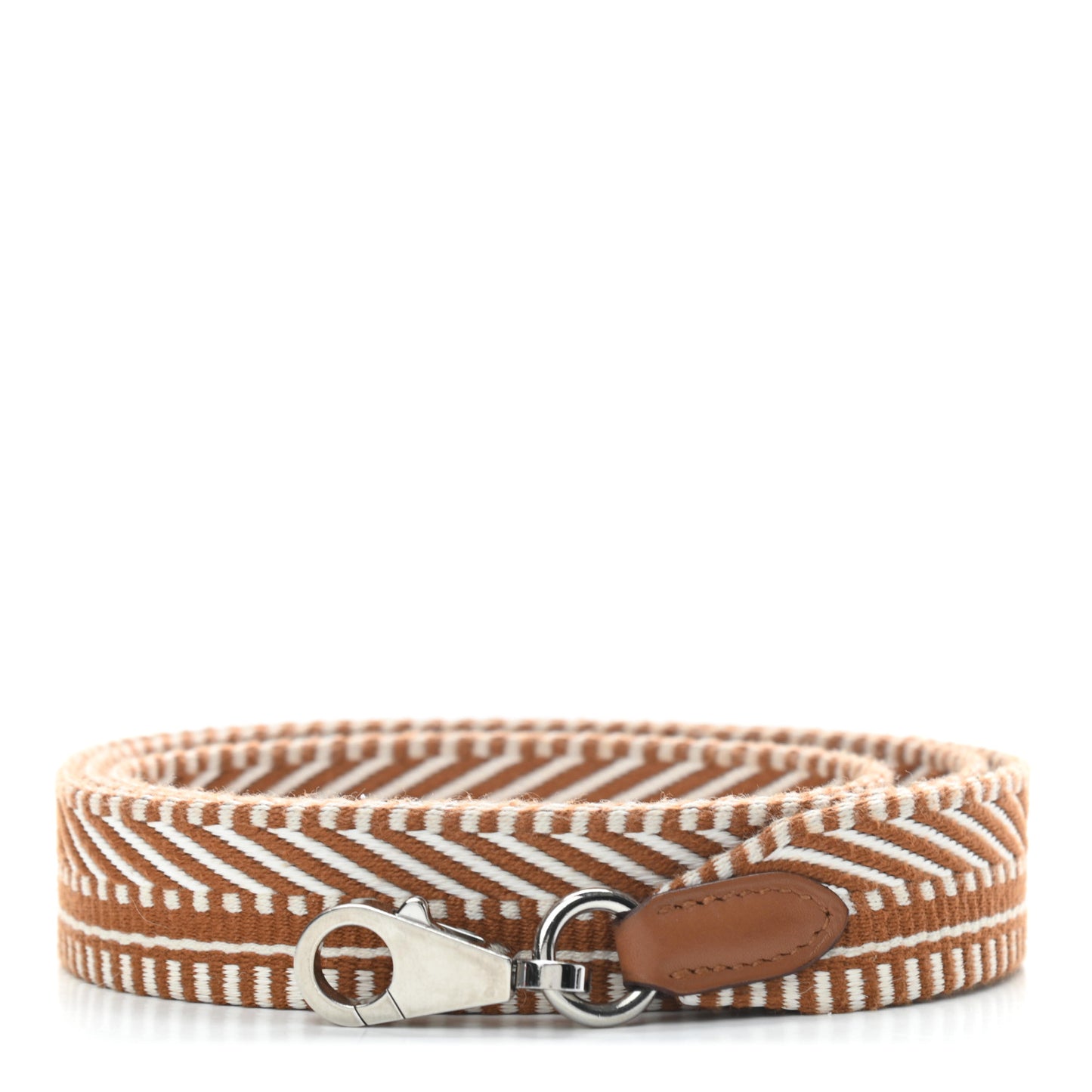 Toile Swift 25mm Sangle Cavale Shoulder Strap Ecru Beige Gold