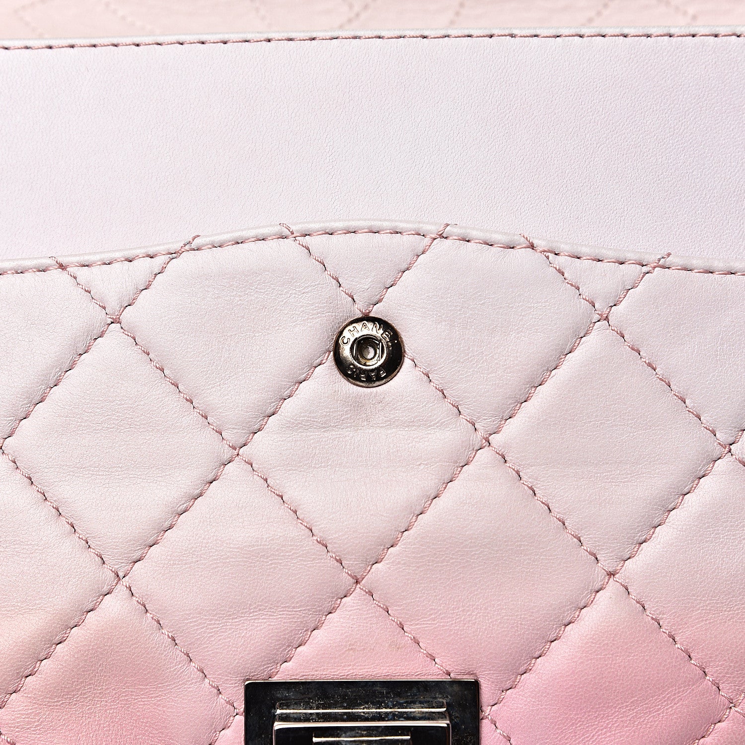 Chanel Lambskin Degrade Quilted 2.55 Reissue 227 Flap Pink 10 of 21