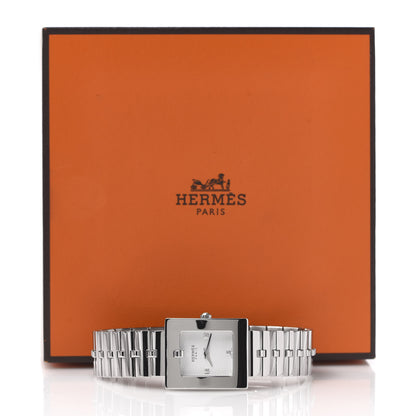 Hermes Stainless Steel 22mm Belt Quartz Watch 7 of 7