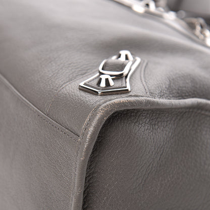 Balenciaga Chevre Silver Metallic Edge Hardware City Gris Acier 11 of 13