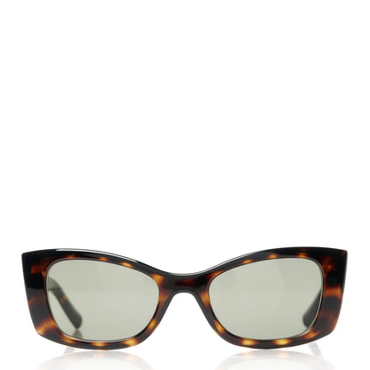 Saint Laurent Acetate Mica Cat Eye Sunglasses SL 593 Tortoise 2 of 9