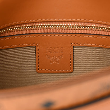 MCM Visetos Small Millie Crossbody Belt Bag Cognac 6 of 10