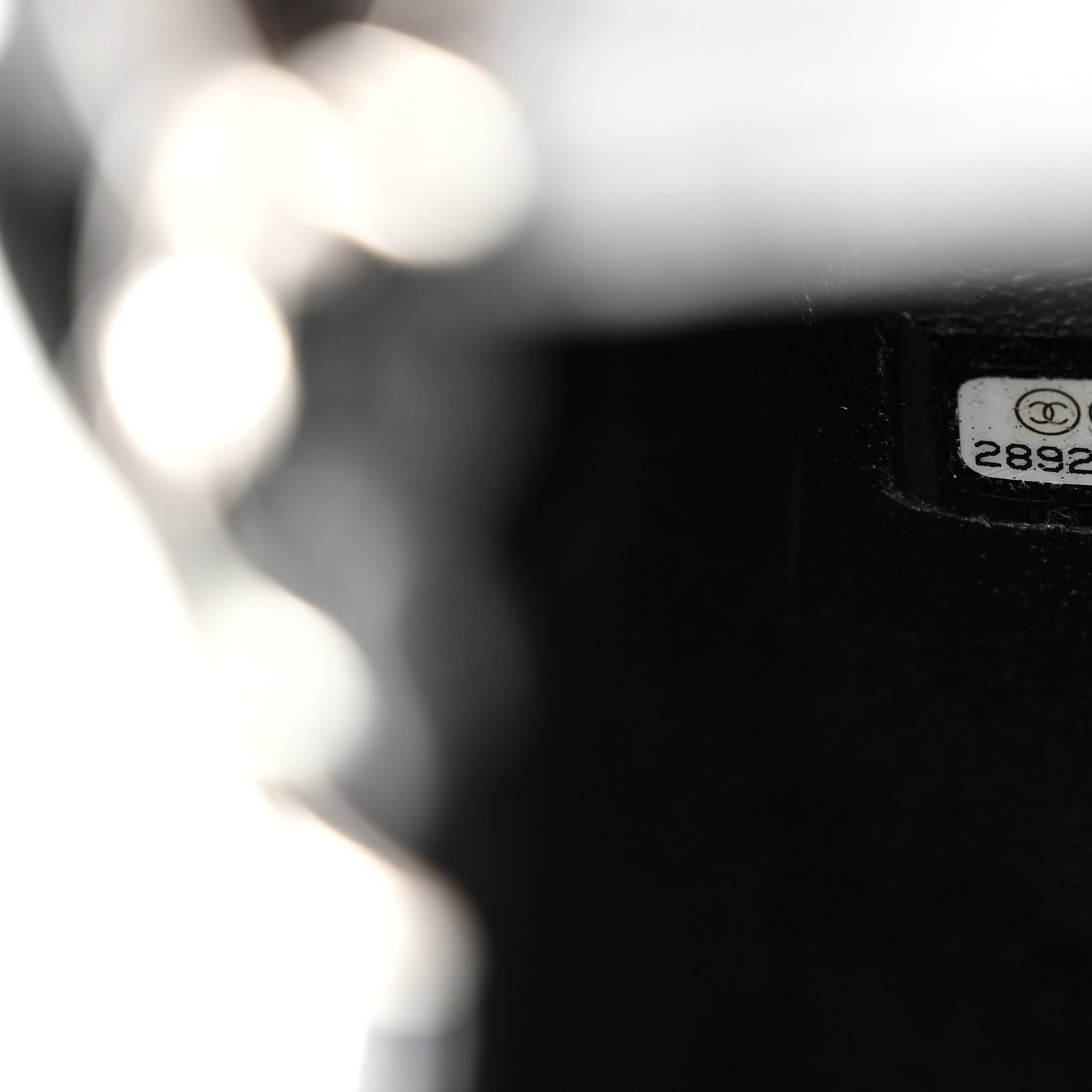 Lambskin Quilted Mini Square Flap Black