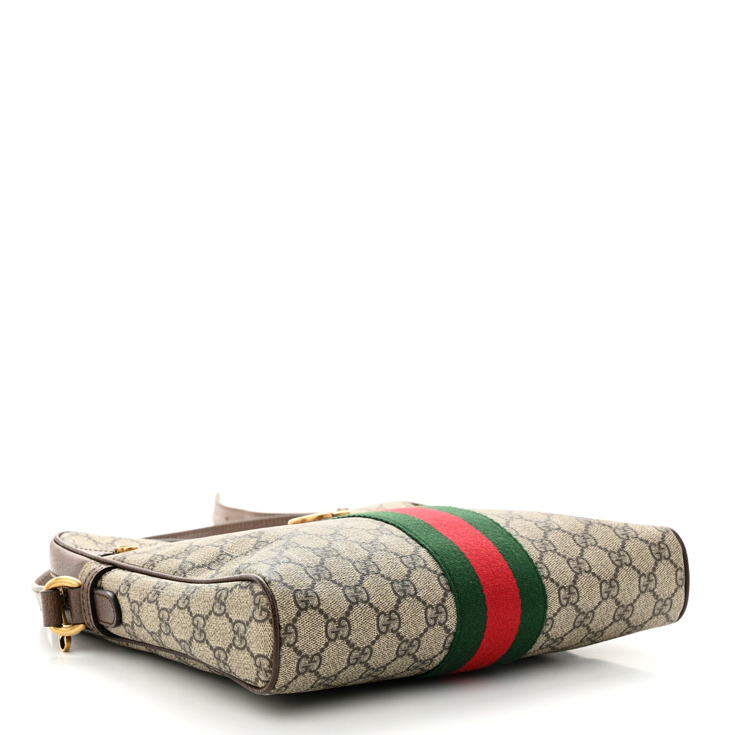 Gucci GG Supreme Monogram Web Medium Ophidia Messenger Bag Brown 4 of 11
