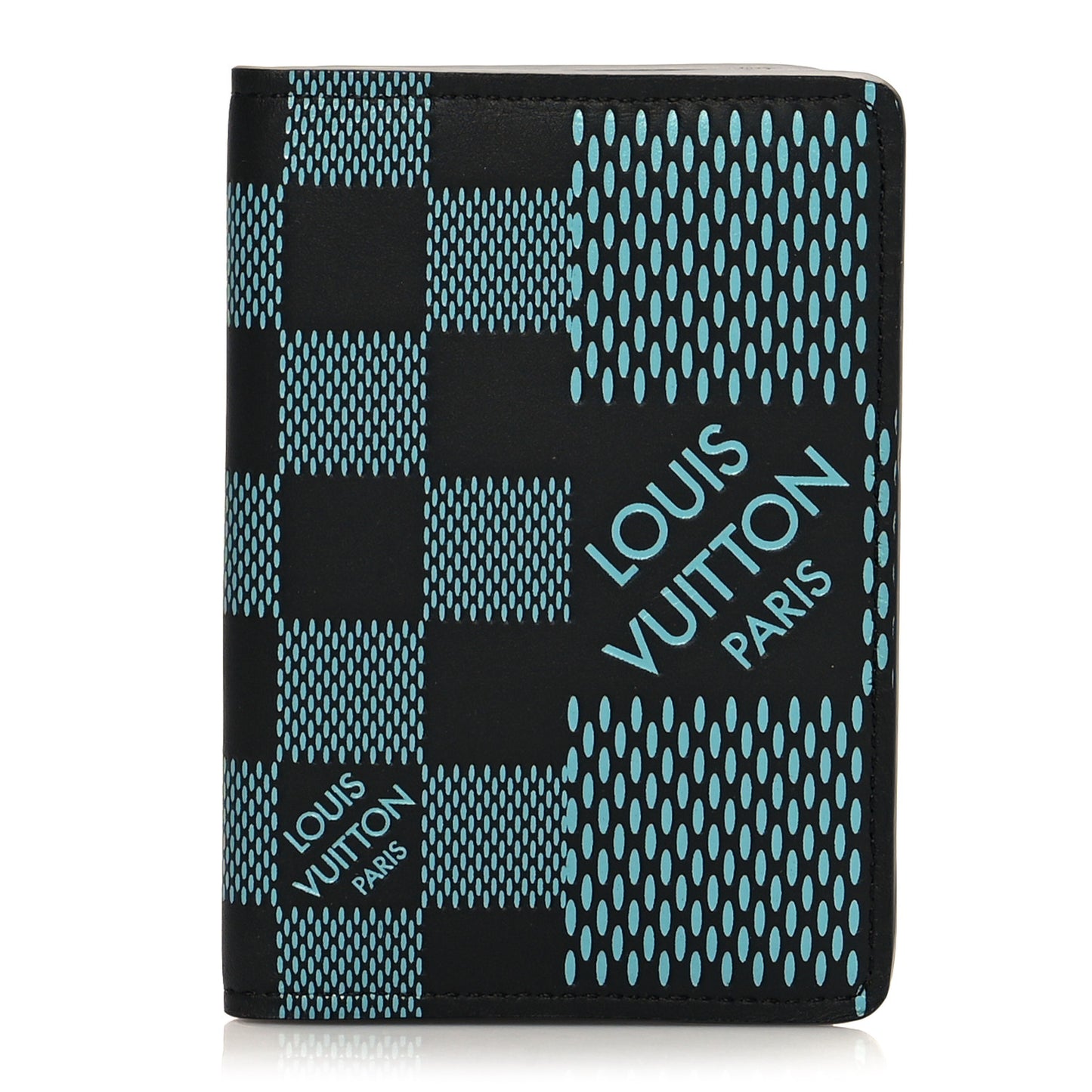Damier Infini 3D Pocket Organizer Aquamarine