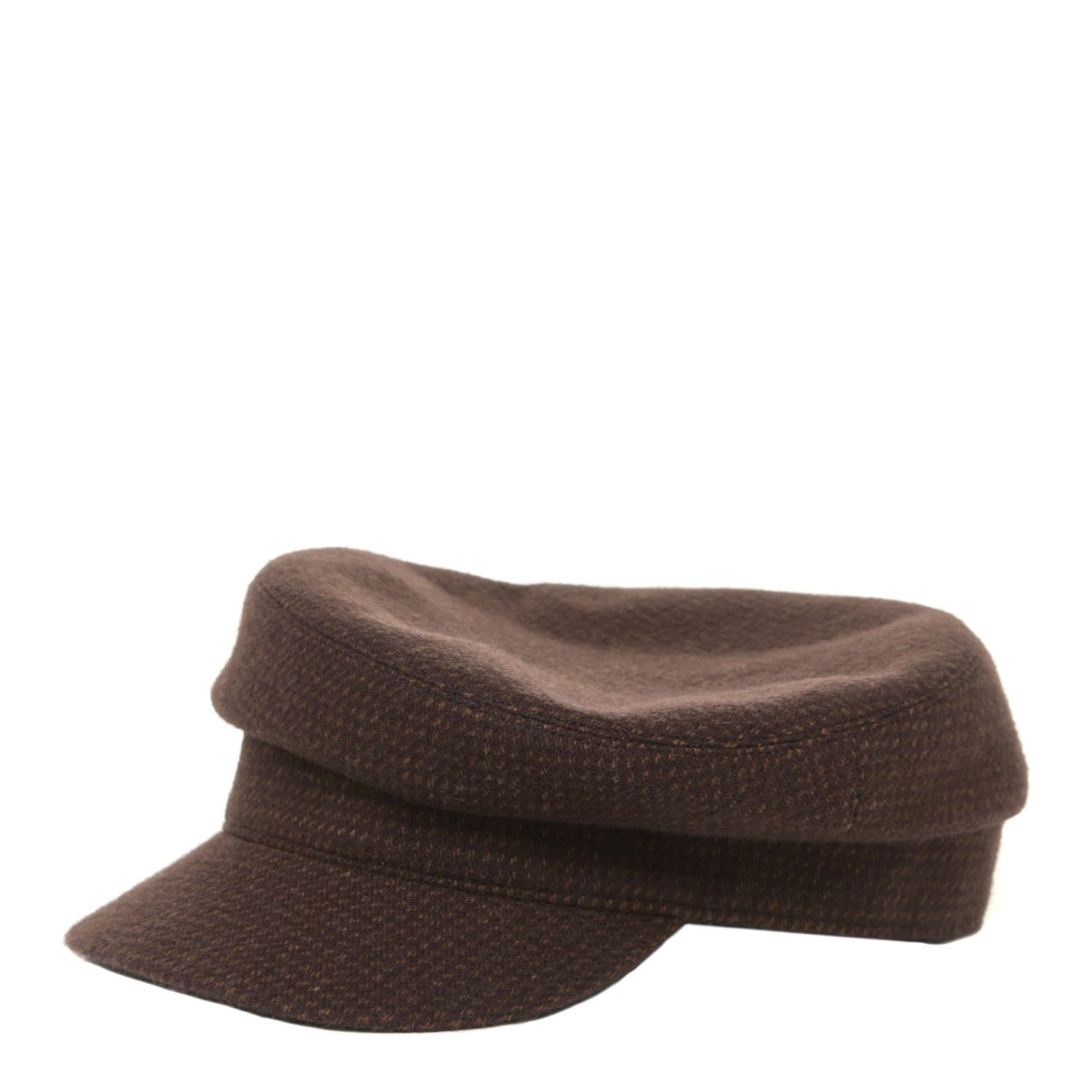 Wool Cashmere Dinard Cap 57 Brun Terre
