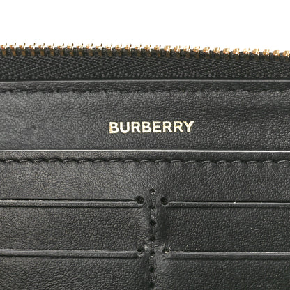 Burberry Vintage Check Elmore Zip Around Wallet Black 6 of 8