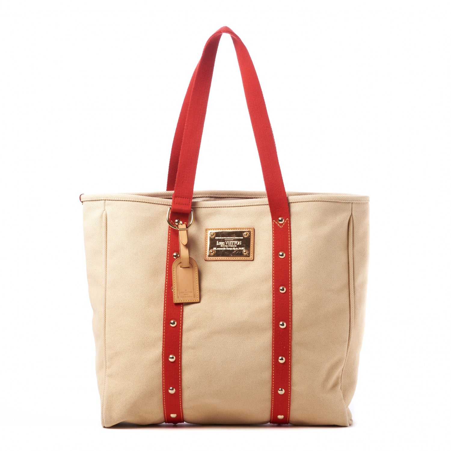 Louis Vuitton Toile Antigua Cabas GM Beige 1 of 9