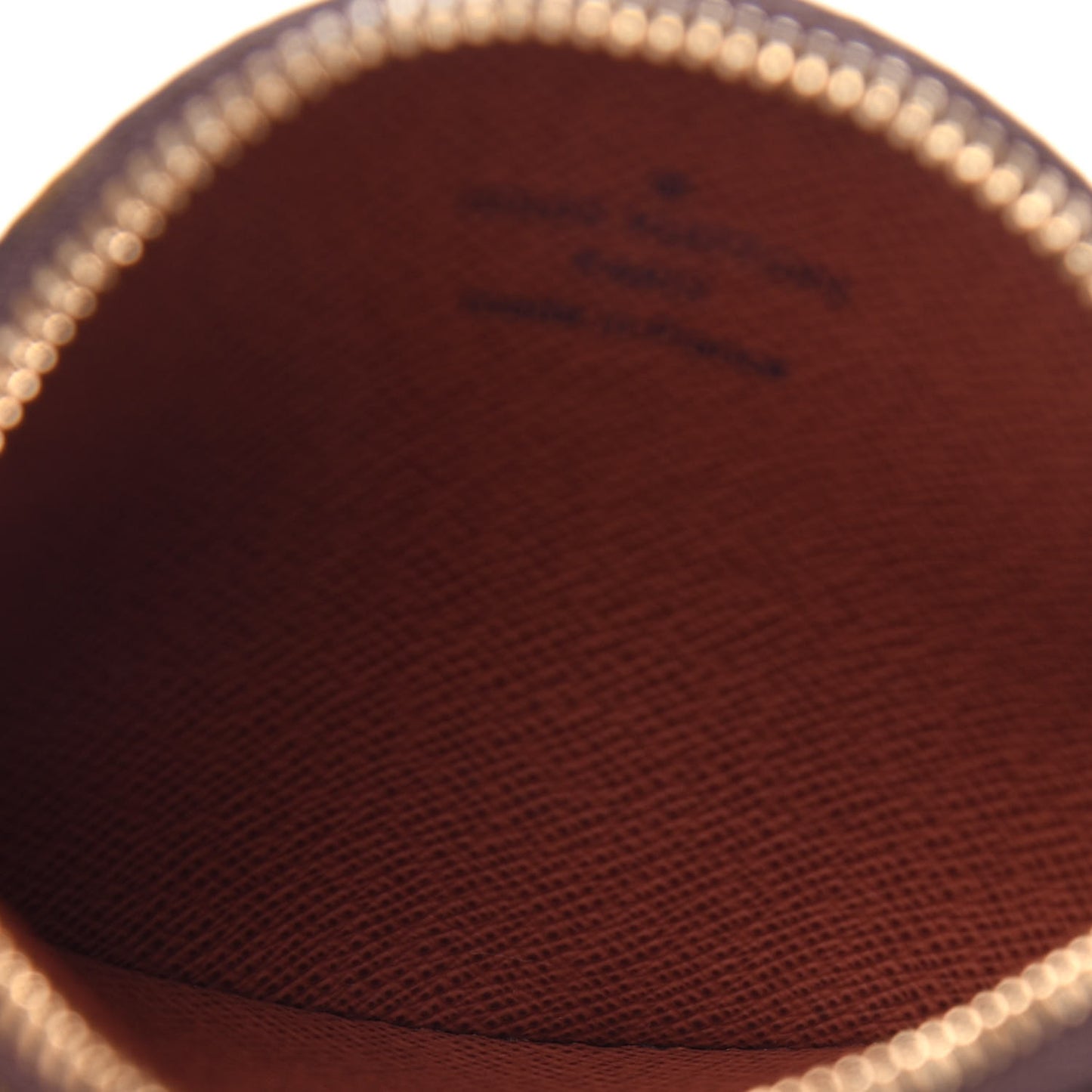 Monogram Round Coin Purse