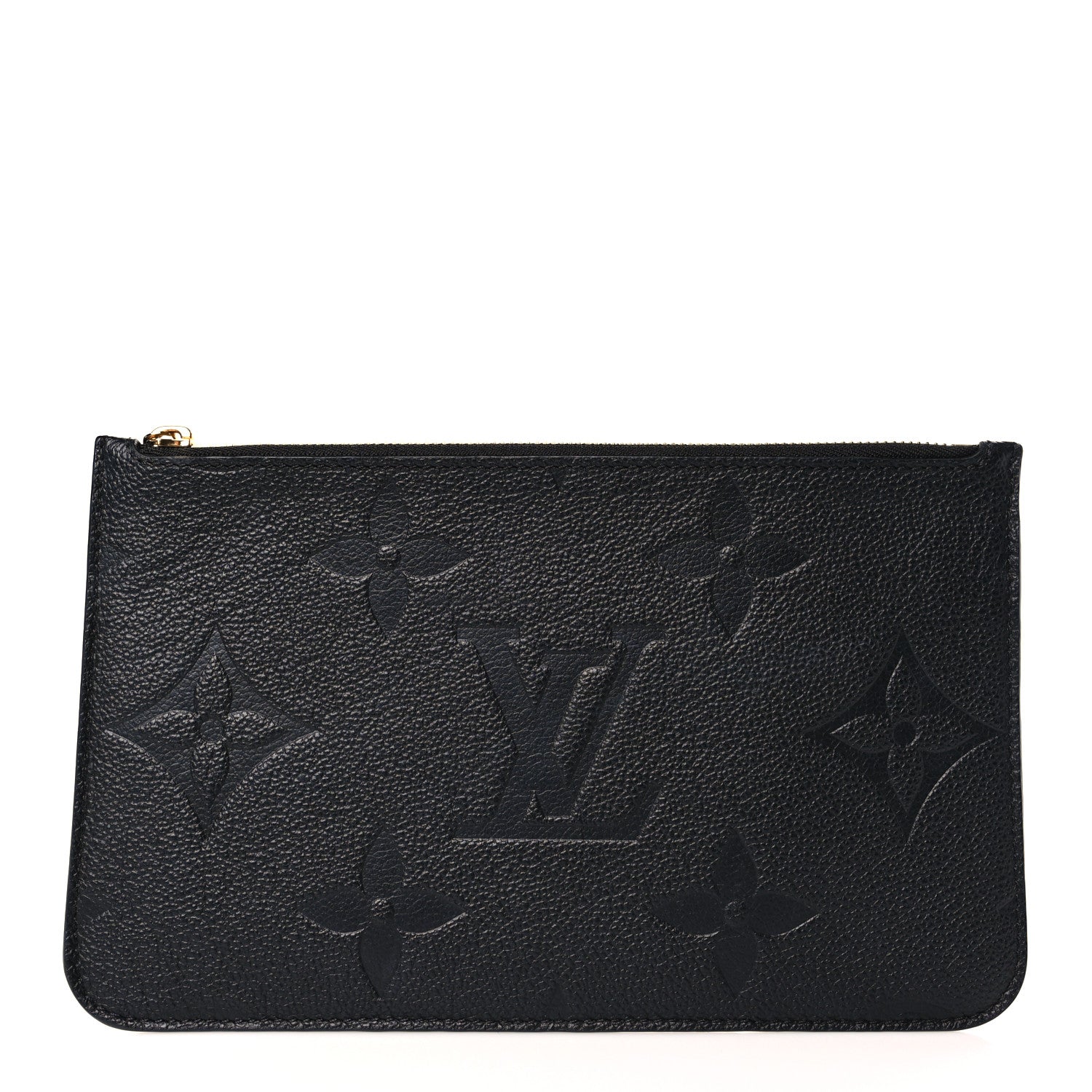 Louis Vuitton Empreinte Monogram Giant Neverfull MM Pochette Black 1 of 8