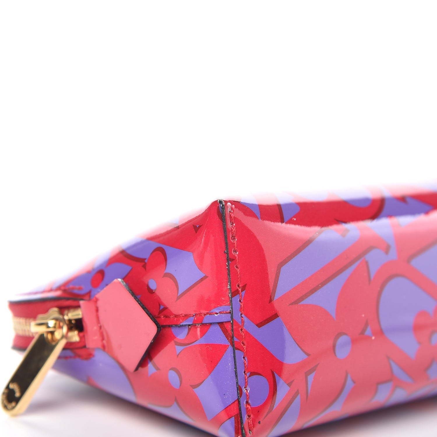 Louis Vuitton Patent Sweet Monogram Cosmetic Pouch Rose Indien 8 of 10