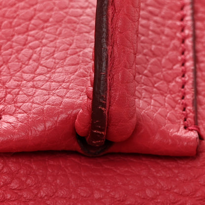 Burberry Grainy Calfskin Medium Baynard Tote Pink Azalea 15 of 15