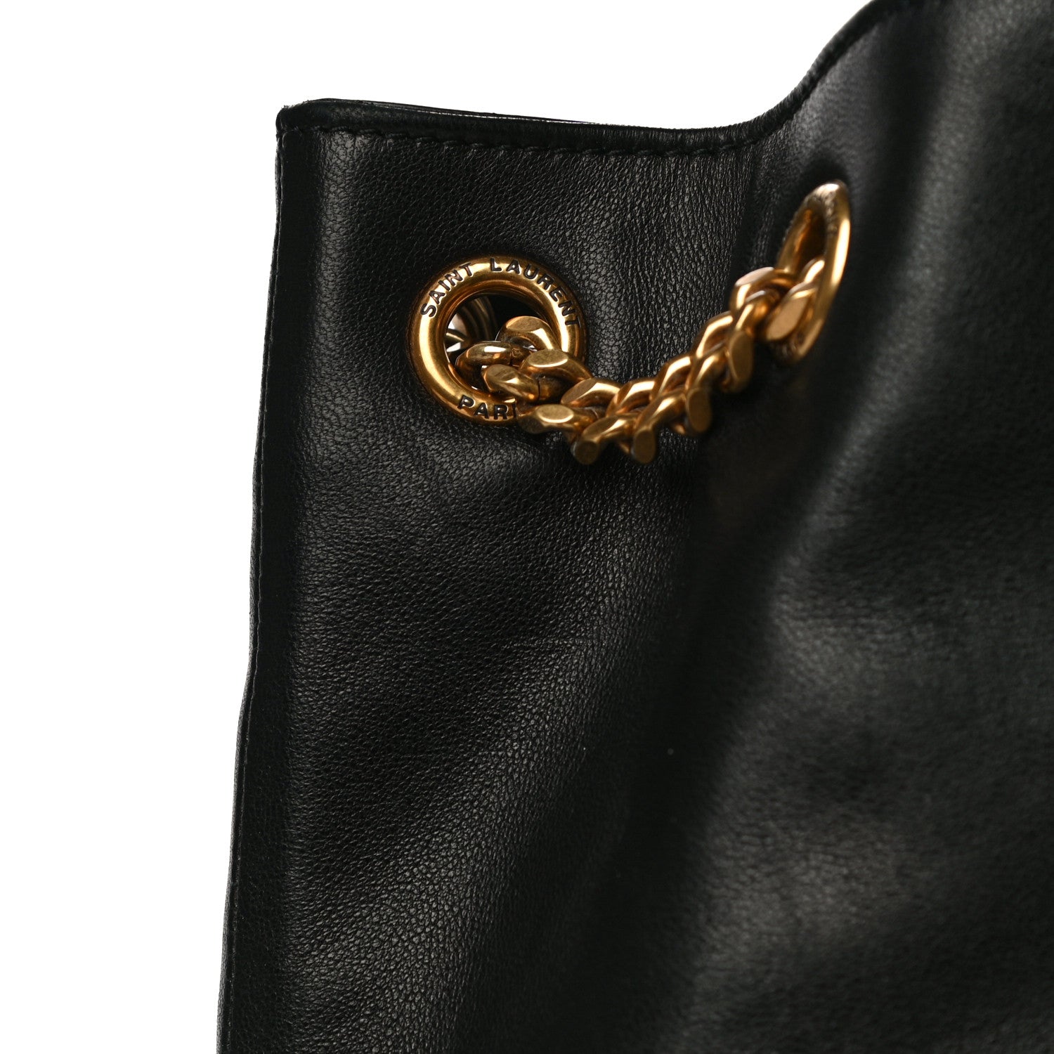 Saint Laurent Lambskin Matelasse Monogram Joe Backpack Black 15 of 19